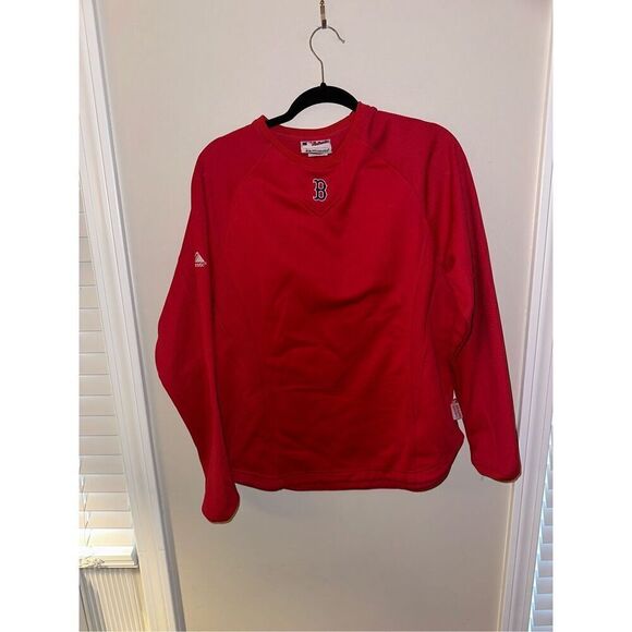 Boston Red Sox Majestic Therma Base LS Shirt Sweatshirt Pullover Women’s Size XL - Picture 1 of 5